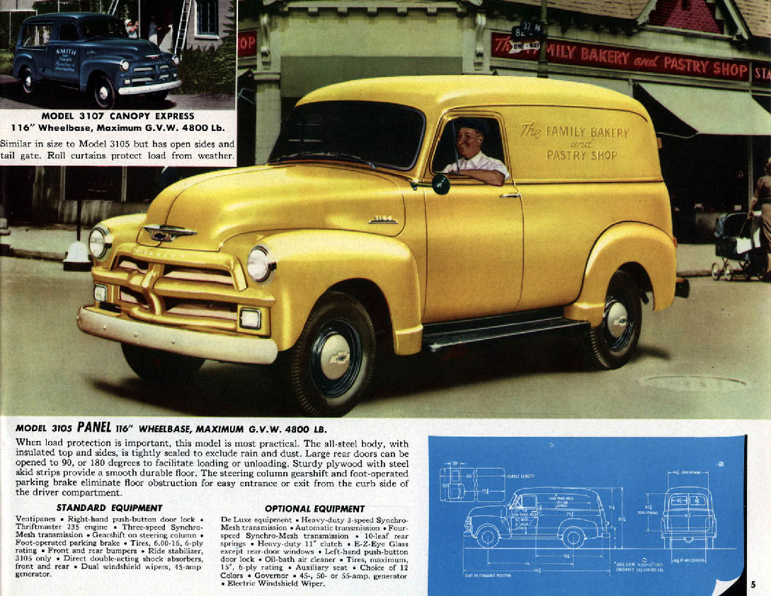 1954 Chevrolet Trucks Brochure Page 18